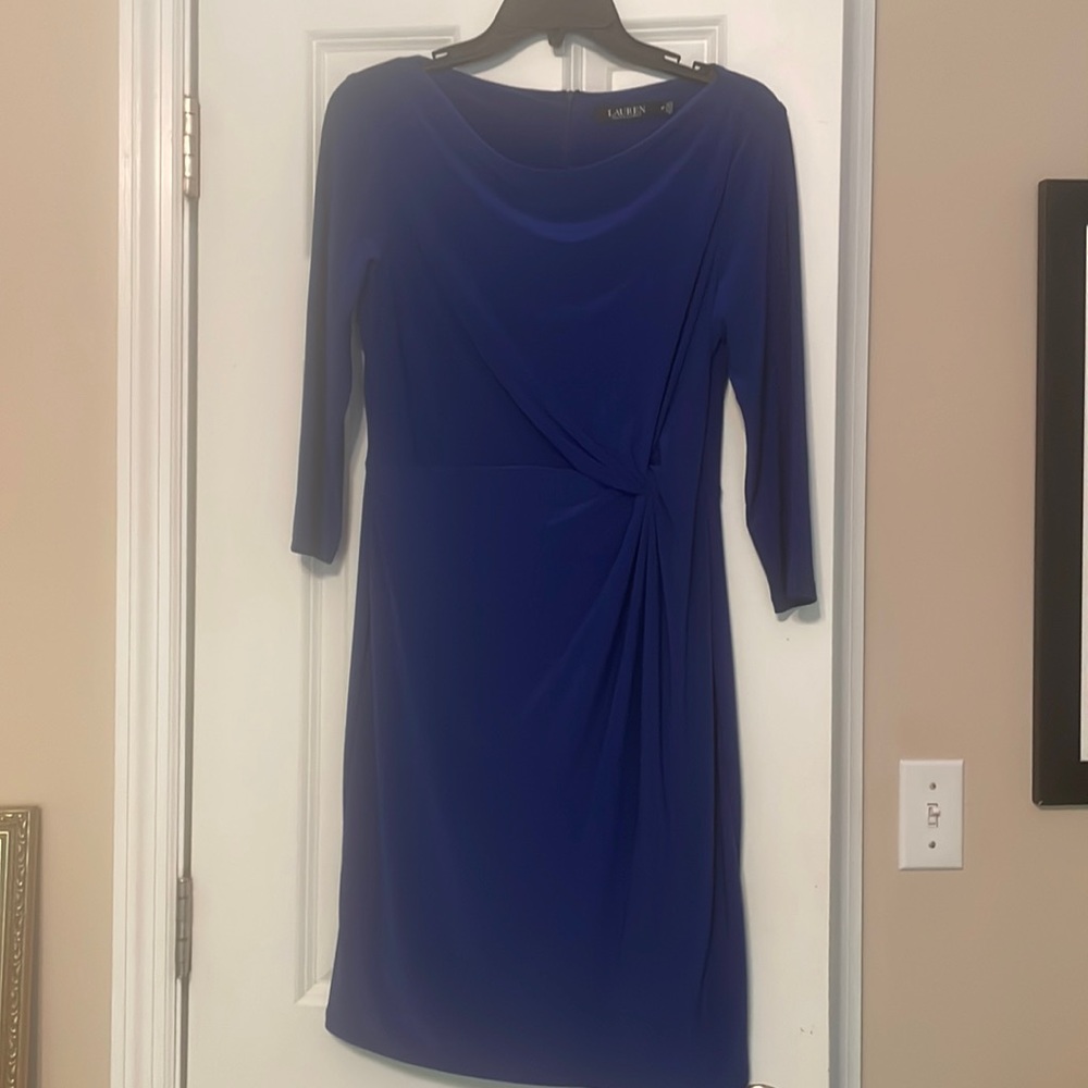 Like new, worn once beautiful Lauren Ralph Lauren dress 8P